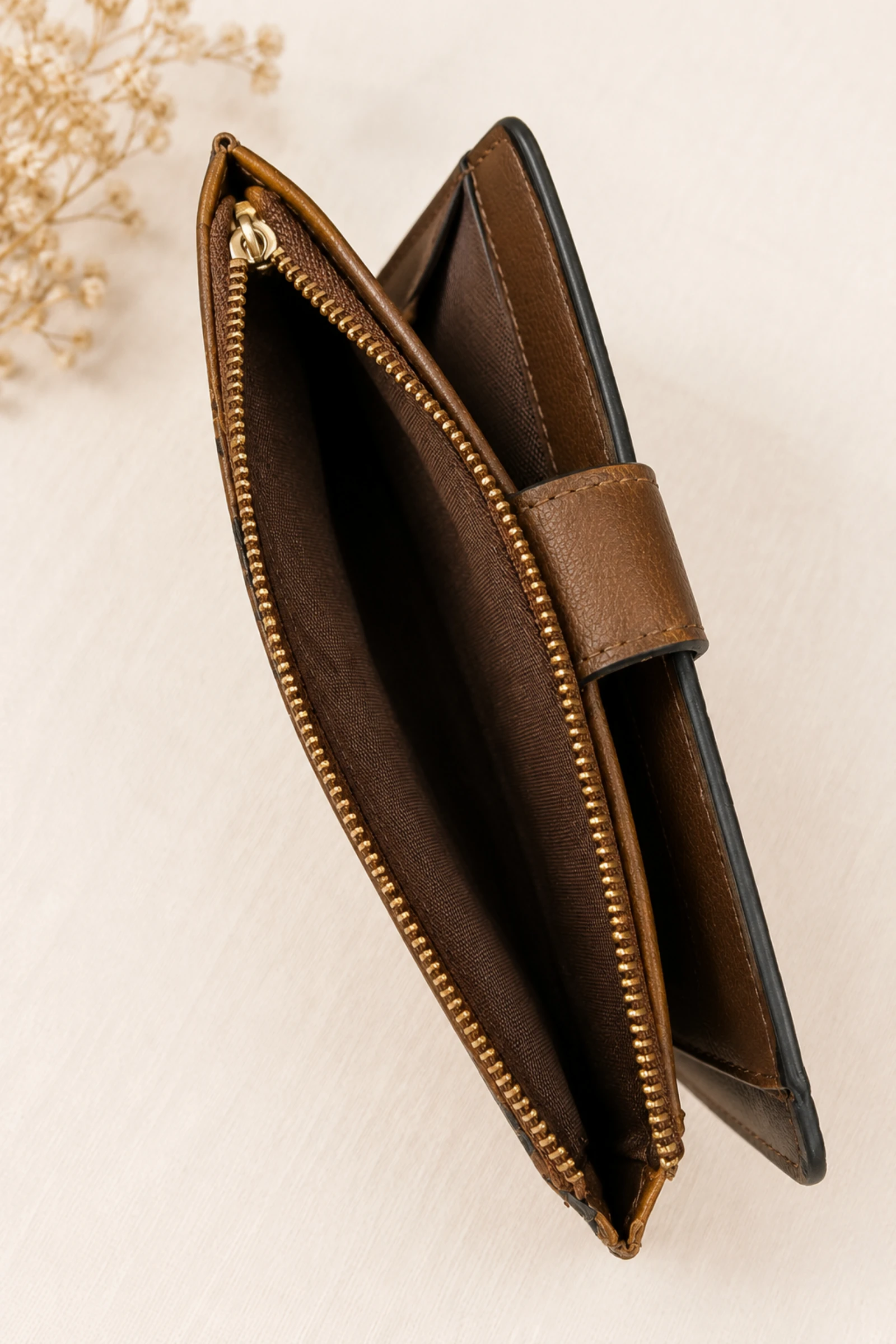 👜 Portefeuille/Portemonnaie effet peau de serpent – photo 4